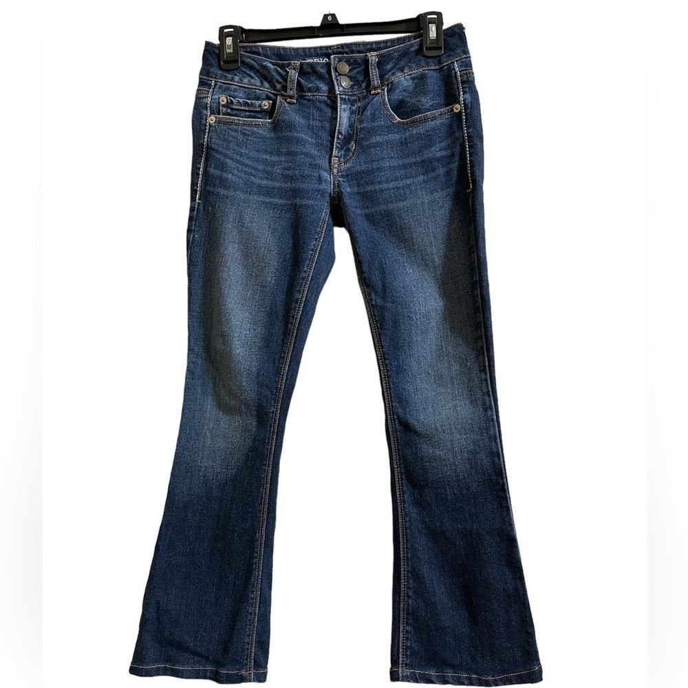 Vintage American Eagle Artist Bootcut Jeans Size 0 Short Y2K Retro (Inseam 25”) - Picture 2 of 11
